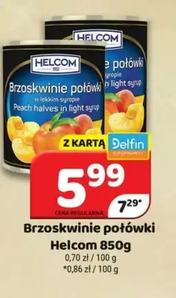 Delfin Helcom Brzoskwinie połówki oferta