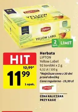 Intermarche Herbata Lipton oferta