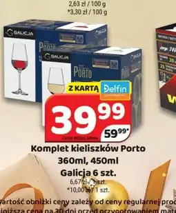 Delfin Galicja Komplet kieliszków Porto oferta