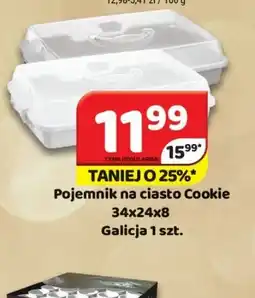 Delfin Galicja Pojemnik na ciasto Cookie oferta