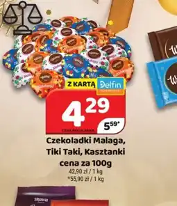 Delfin Czekoladki Malaga, Tiki Taki, Kasztanki oferta