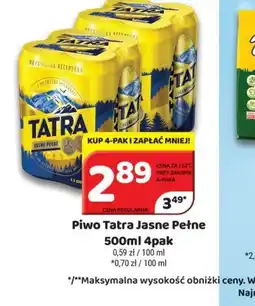 Delfin Piwo Tatra Jasne Pełne oferta