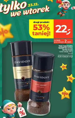 Dealz Kawa rozpuszczalna Davidoff Fine Aroma różne rodzaje oferta