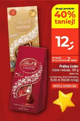 Dealz Praliny Lindor różne rodzaje Lindt oferta