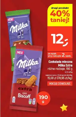 Dealz Czekolada mleczna Milka Extra różne rodzaje oferta