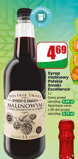 Dino Syrop malinowy Excellence 1 l Polskie Smaki oferta