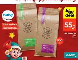 Dealz Kawa ziarnista Una palona (Green Latin, Purple Santos) oferta