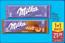 ALDI Czekolada Alpine Milk 1+1 GRATIS Milka oferta