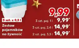 Kaufland Zestaw pojemników na żywność oferta