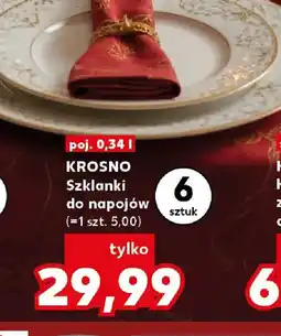 Kaufland KROSNO Szklanki do napojów oferta