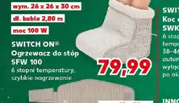 Kaufland Switch On Ogrzewacz do stóp SFW 100 oferta