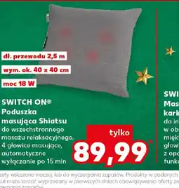Kaufland SWITCH ON® Poduszka masująca Shiatsu oferta