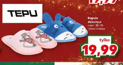 Kaufland Tepu Kapcie dziecięce oferta