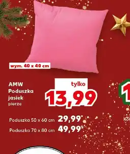 Kaufland AMW Poduszka jasiek pierze oferta