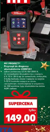 Kaufland MY PROJECT Przyrząd do diagnozy akumulatorów USBD1A1 oferta