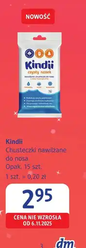 dm drogerie markt Chusteczki nawilżane Kindii oferta