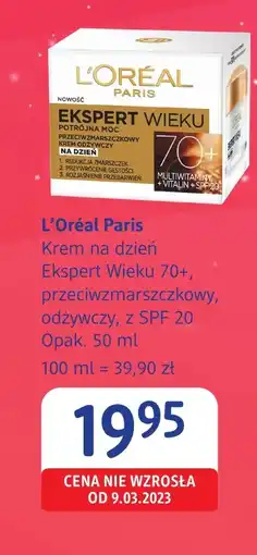 dm drogerie markt Krem przeciwzmarszczkowy L'Oréal Paris oferta