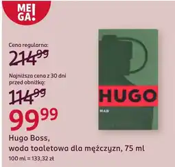 Rossmann Woda toaletowa dla mężczyzn Hugo Boss oferta