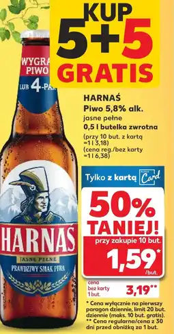 Kaufland Piwo Harnaś oferta