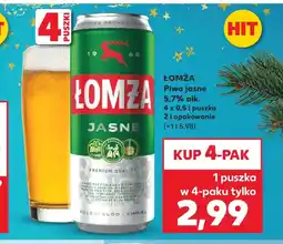 Kaufland Piwo Łomża oferta