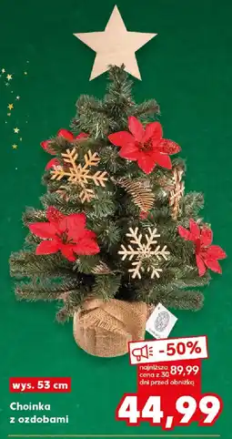 Kaufland Choinka z ozdobami oferta