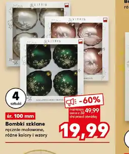 Kaufland Vithis Bombki szklane oferta
