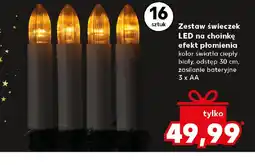 Kaufland Zestaw świeczek LED na choinkę oferta
