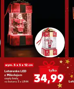 Kaufland Latarenka LED z Mikołajem oferta