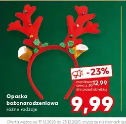 Kaufland Opaska bożonarodzeniowa oferta