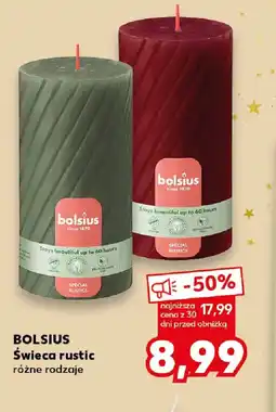 Kaufland Bolsius Swieca rustic oferta