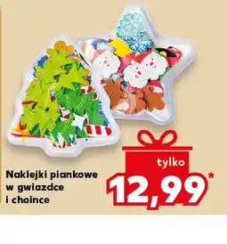 Kaufland Naklejki piankowe w gwiazdce i choince oferta