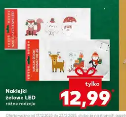 Kaufland Naklejki żelowe LED oferta
