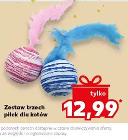 Kaufland Zestaw piłek dla kotów oferta