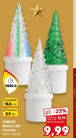 Kaufland Subito Wkład LED Choinka oferta