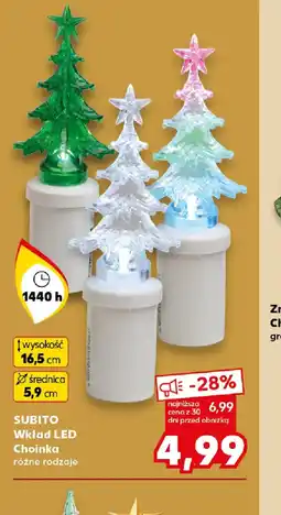 Kaufland Subito Wkład LED Choinka oferta