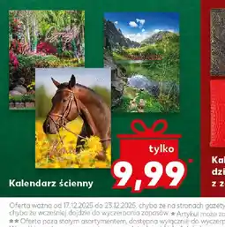 Kaufland Kalendarz ścienny oferta