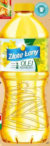 Dino Olej rzepakowy 3 l Złote Łany oferta