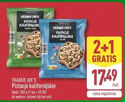 ALDI Pistacje kalifornijskie solone Trader Joe's oferta