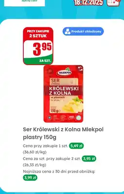 Dino Ser Królewski z Kolna Mlekpol plastry 150g oferta