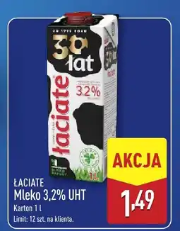 ALDI Mleko 3,2% UHT Łaciate Mlekpol oferta