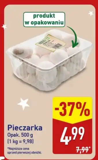Pieczarki, 500 g Aldi