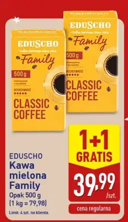 ALDI Kawa mielona Family Classic Coffee 500 g, 1+1 GRATIS Eduscho oferta