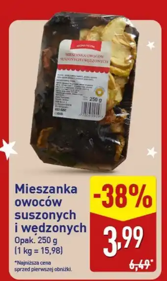 Mieszanka owoców suszonych wędzonych, 250 g Aldi