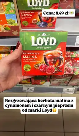 Intermarche Herbata rozgrzewająca malina z cynamonem i czarnym pieprzem 20 torebek Loyd oferta