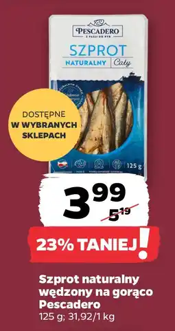 Netto Szprot naturalny wędzony na gorąco Pescadero oferta