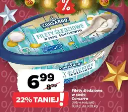 Netto Filety śledziowe w sosie śmietanowym Corsarro oferta