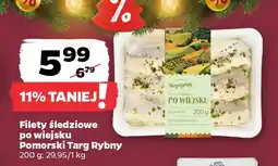 Netto Filety śledziowe po wiejsku Pomorski Targ Rybny oferta