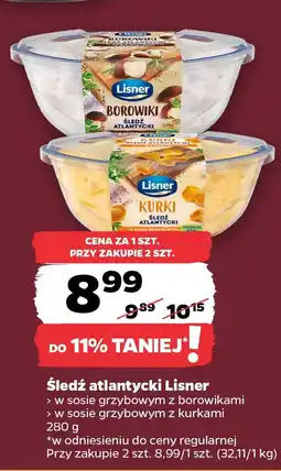 Netto Śledź atlantycki w sosie grzybowym z borowikami Lisner oferta