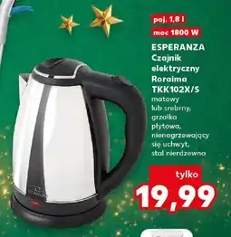 Kaufland Esperanza Czajnik Roraima TKK102X/S oferta