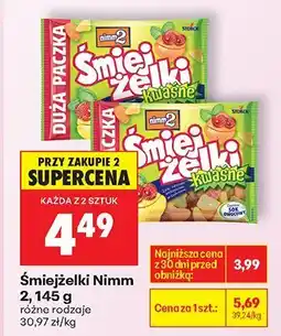 Biedronka Śmiejżelki, różne rodzaje Nimm2 oferta